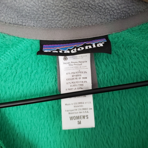 Patagonia R2 Zip Up Jacket Regulator Fleece Kelly Green Sz Medium - Picture 5 of 6